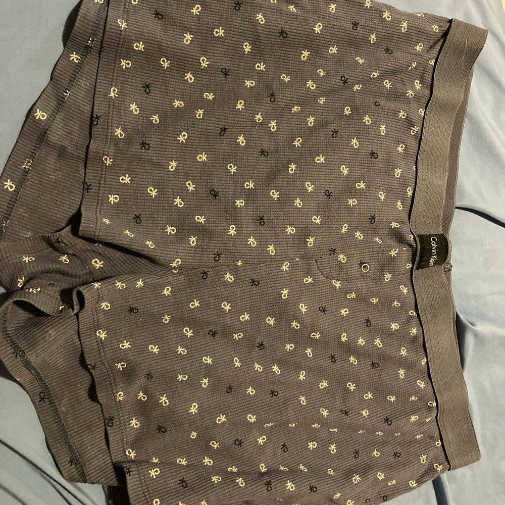 Calvin Klein Dark Gray Patterned Boxers